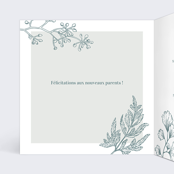 Félicitations Naissance Botanique