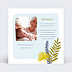 Carte félicitations naissance Paresseux Original Verso