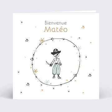 Carte Felicitation Naissance Personnalisable Popcarte