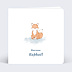 Carte félicitation naissance Baby Fox