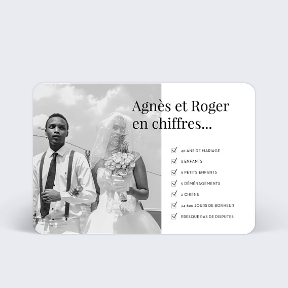 Félicitations Anniversaire de Mariage Challenge Liste