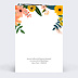 Félicitations Anniversaire de Mariage Bouquet Printanier Verso