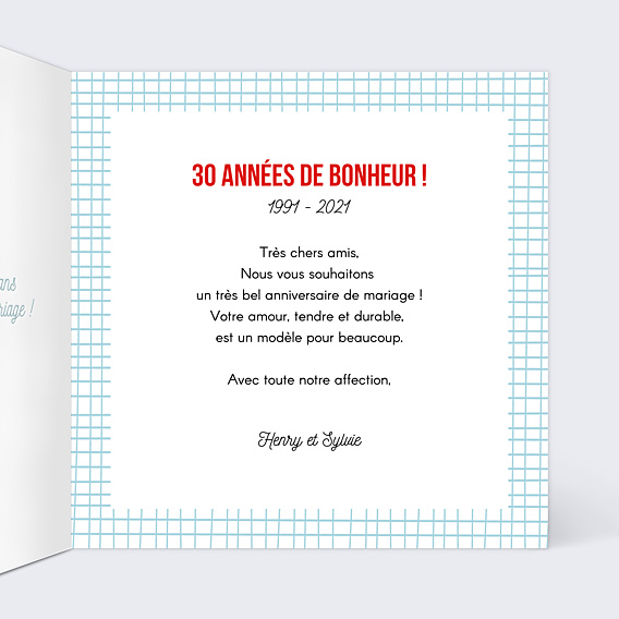Félicitations Mariage Cahier d'école