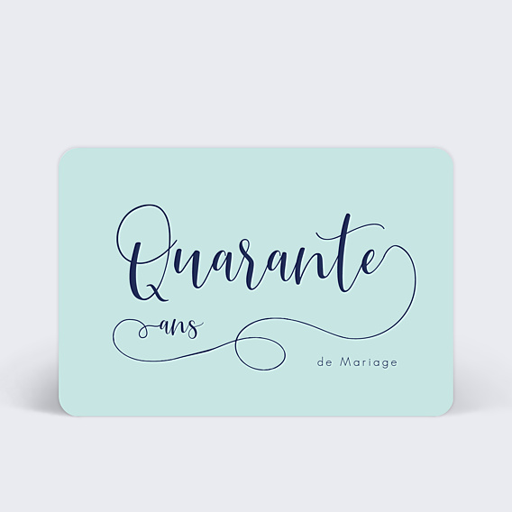 Félicitations Mariage Milestone Quarante