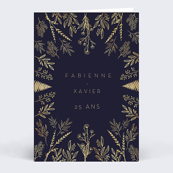 Félicitations Mariage Fleurs Ocre