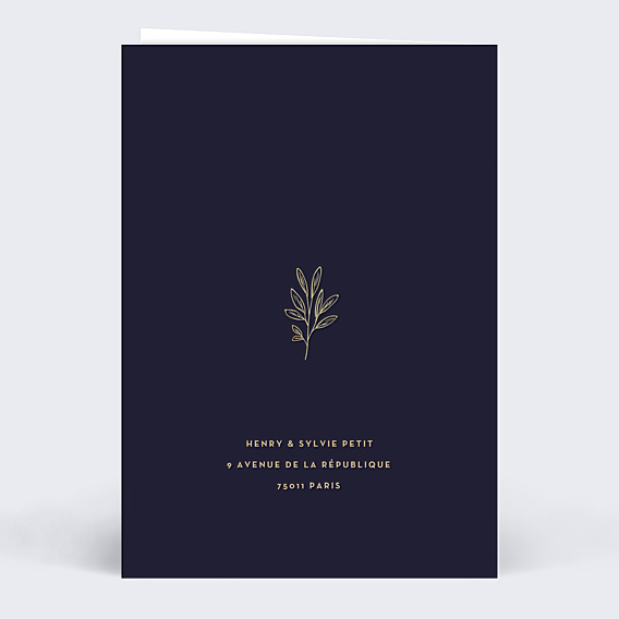 Félicitations Mariage Fleurs Ocre