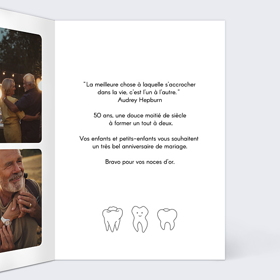 Félicitations Mariage Toutes ses dents