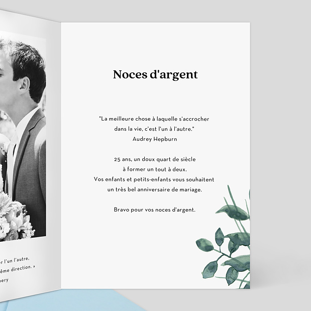 Félicitations Anniversaire de Mariage Luxe Intérieur Droit