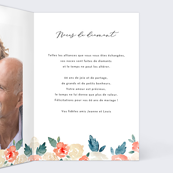 Félicitations Mariage Envolée Florale