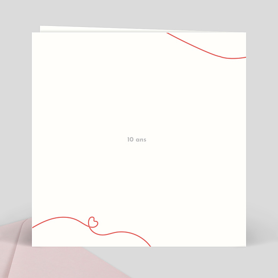 Carte félicitations mariage Parfait Amour Verso