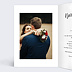 Félicitations Anniversaire de Mariage Jolie Typo Intérieur Gauche