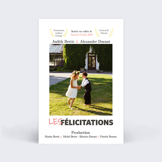 Félicitations mariage Affiche de Film