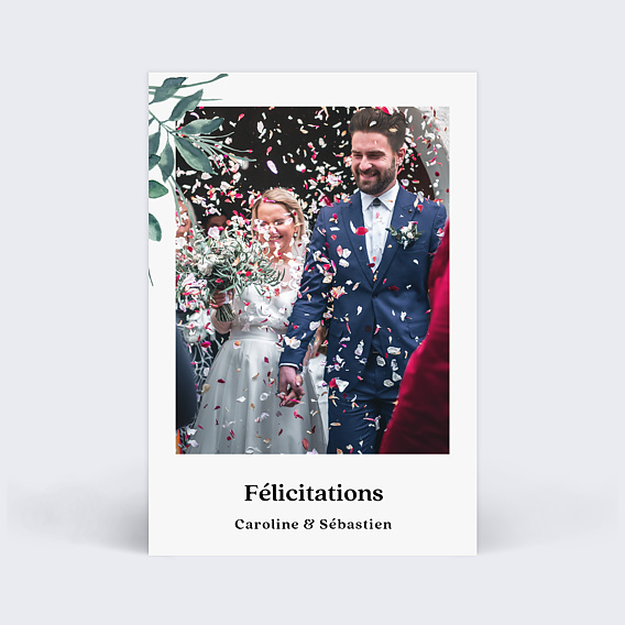 Félicitations mariage Luxe