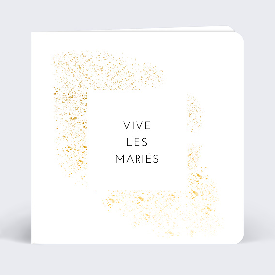 Félicitations mariage Poudre Ocre