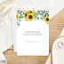 Carte félicitations mariage Tournesol Après 4