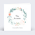 Félicitations Mariage Couronne de Fleurs
