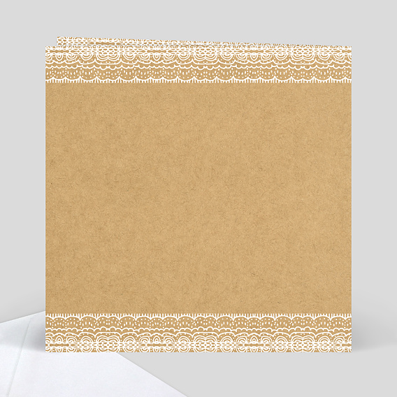 Carte félicitations mariage Fleurs des Champs Verso