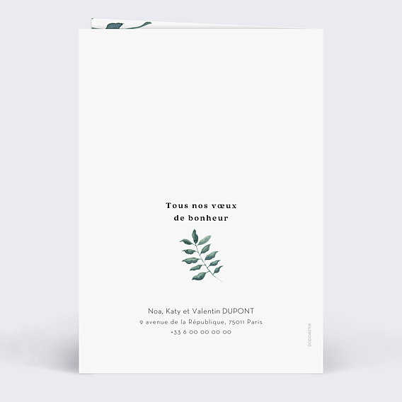 Félicitations Mariage Nature