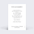 Félicitations mariage Felicitations Typo Verso