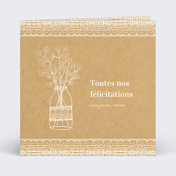 Félicitations Mariage Fleurs des Champs
