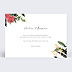 Félicitations Mariage Wild Flowers