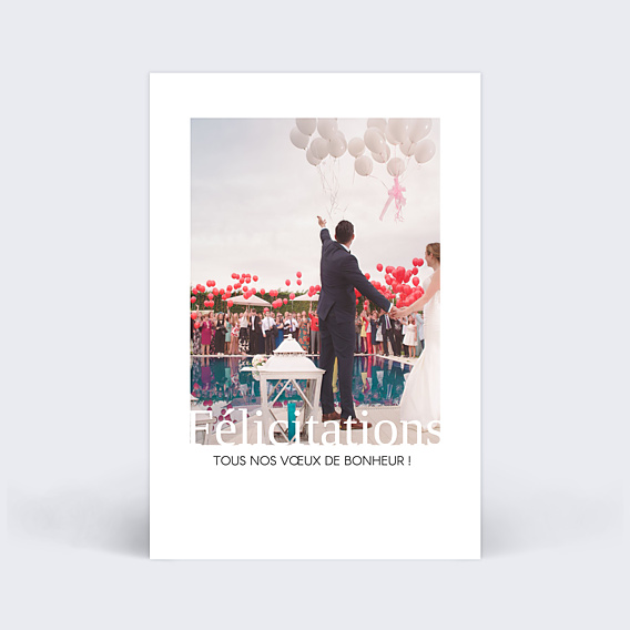 Félicitations Mariage Felicitations Typo