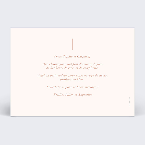 Félicitations Mariage Botanica