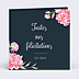 Félicitations Mariage Dark Peony