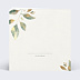 Carte félicitations mariage Feuilles de Jade Verso
