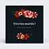 Félicitations Mariage Anémone Simple