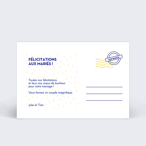 Félicitations Mariage Bisous