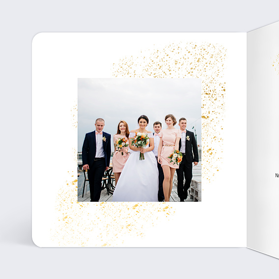 Félicitations Mariage Poudre Ocre