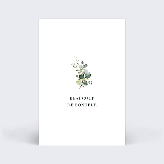 Félicitations Mariage Herbarium Photo