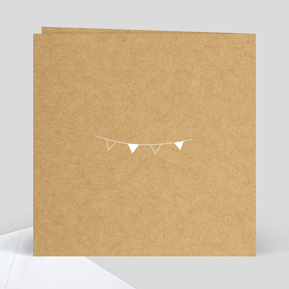 Carte félicitations mariage Bucolique Verso