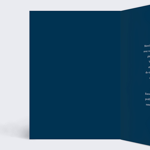 Carte félicitations mariage Collection Caractère Intérieur Gauche