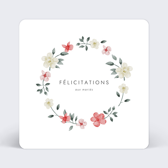 Félicitations Mariage Romance
