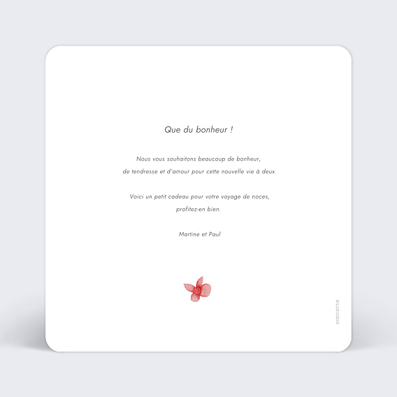 Félicitations Mariage Romance