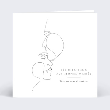 Flicitations Mariage Affection minimaliste