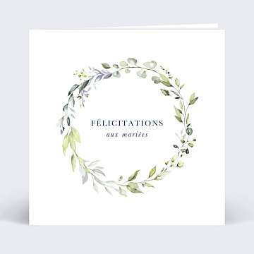 Flicitations mariage Couronne Vgtale