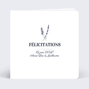 Flicitations Mariage Jolie Lavande