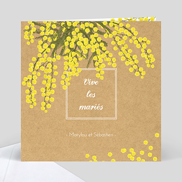 Félicitations Mariage Mimosa