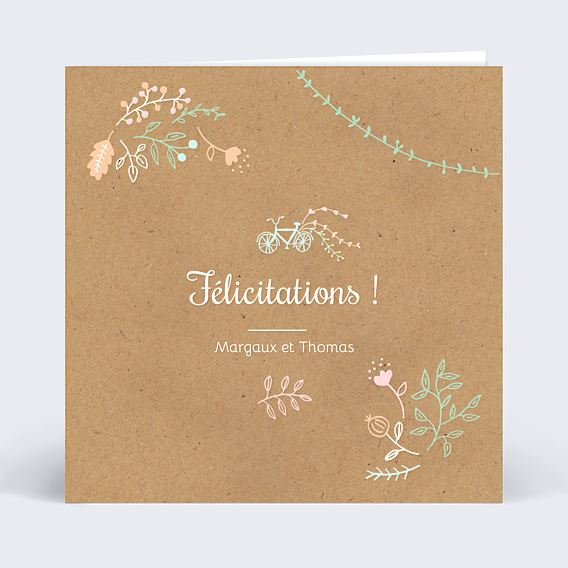 Félicitations Mariage Promenade Champêtre