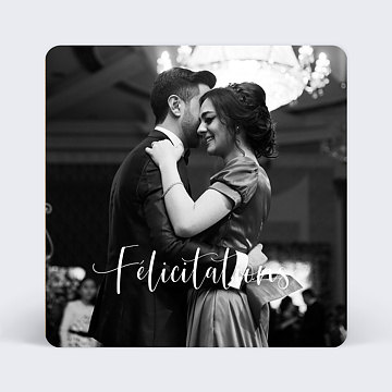 Flicitations mariage Calligraphie 