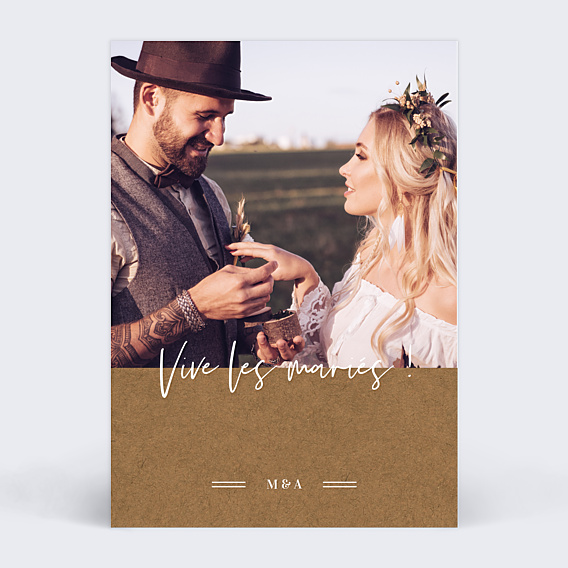 Félicitations Mariage Bohème