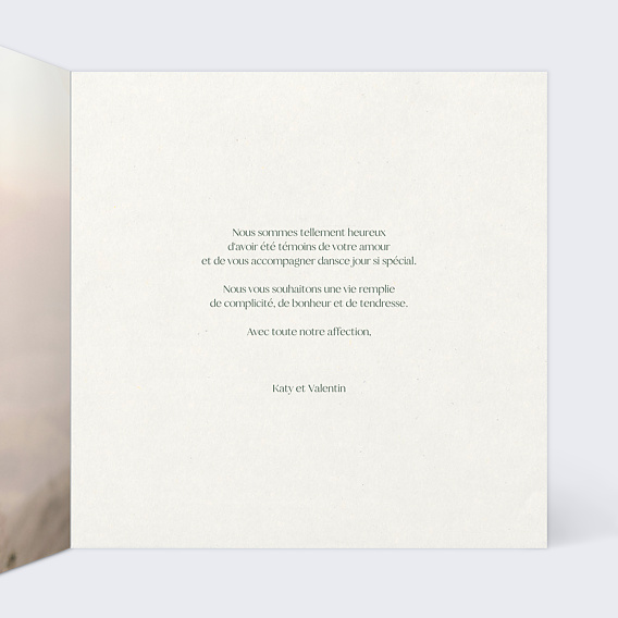 Félicitations Mariage Feuilles de Jade