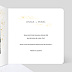 Carte félicitations mariage Poudre Ocre Intérieur Droit