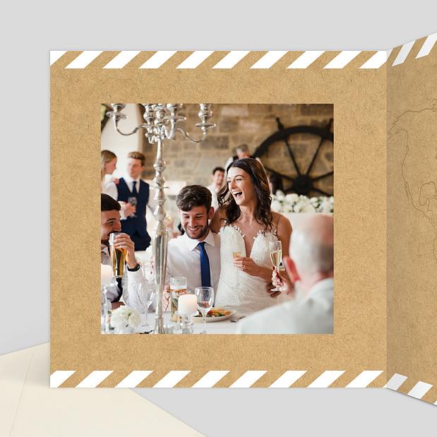 Félicitations mariage Ensemble en vadrouille Intérieur Gauche