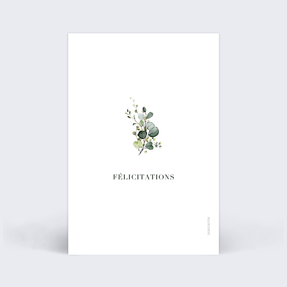 Félicitations Mariage Herbarium