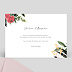 Carte félicitations mariage Wild Flowers Verso