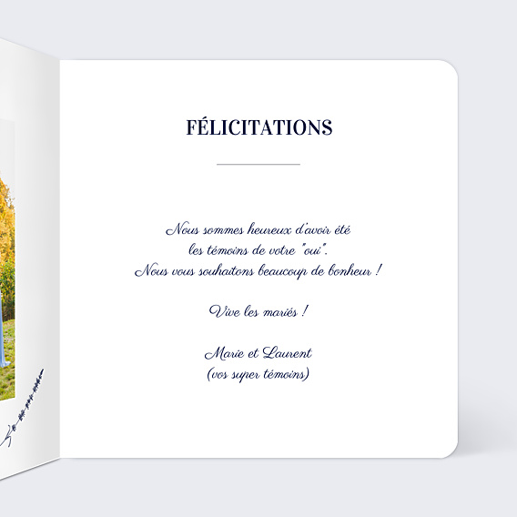 Félicitations Mariage Jolie Lavande